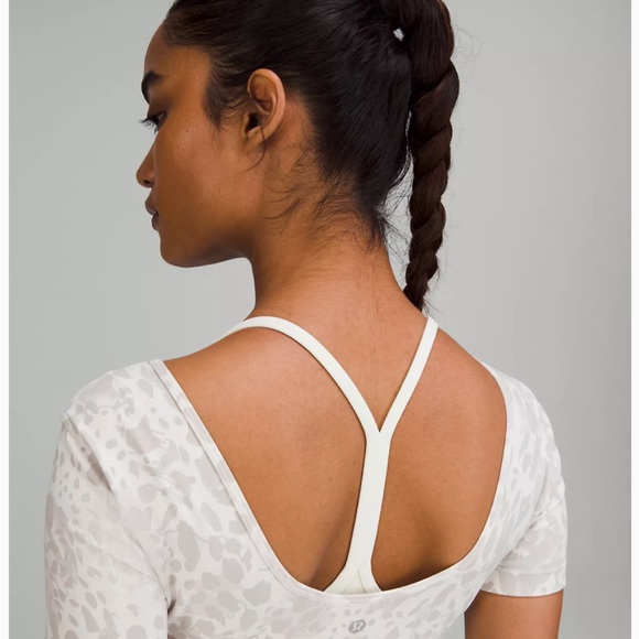 Lululemon Align T-shirt Cheetah Camo Antique White Multi - Picture 5 of 6